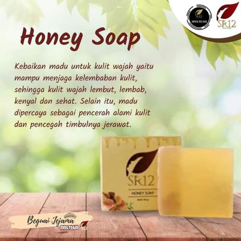 SABUN MADU HERBAL SR12 BPOM / HONEY SOAP SR12 BPOM / SABUN KULIT KERING BPOM / MENCERAHKAN WAJAH