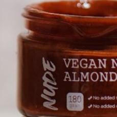 

✷ NUDE - Vegan Nood Almond Butter 180g Smooth, Spread, No added sugar, Gluten Free, Diet not Nutella ☻