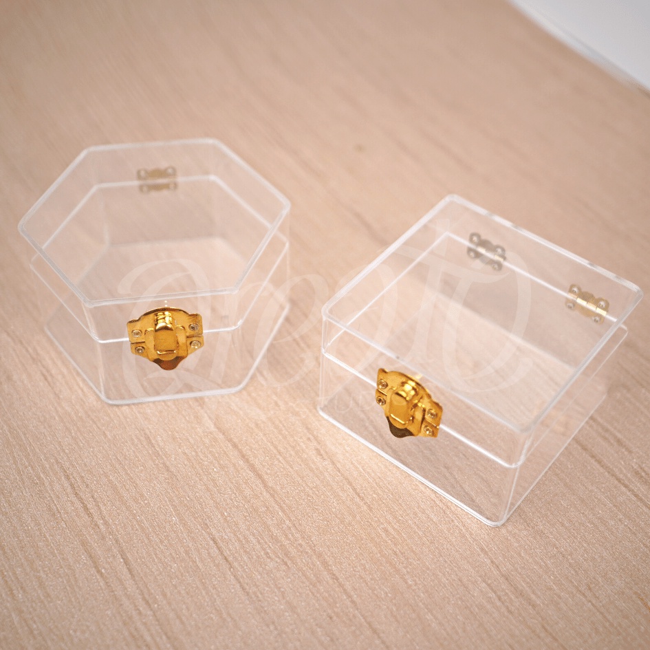

QREATESTUDIOS | Acrylic Holder | wadah akrilik kotak dan segi enam