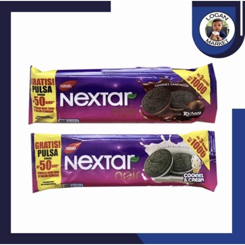 Nextar Noir Coklat Chocolate Cookies n Cream Isi 10 Sachet Pcs