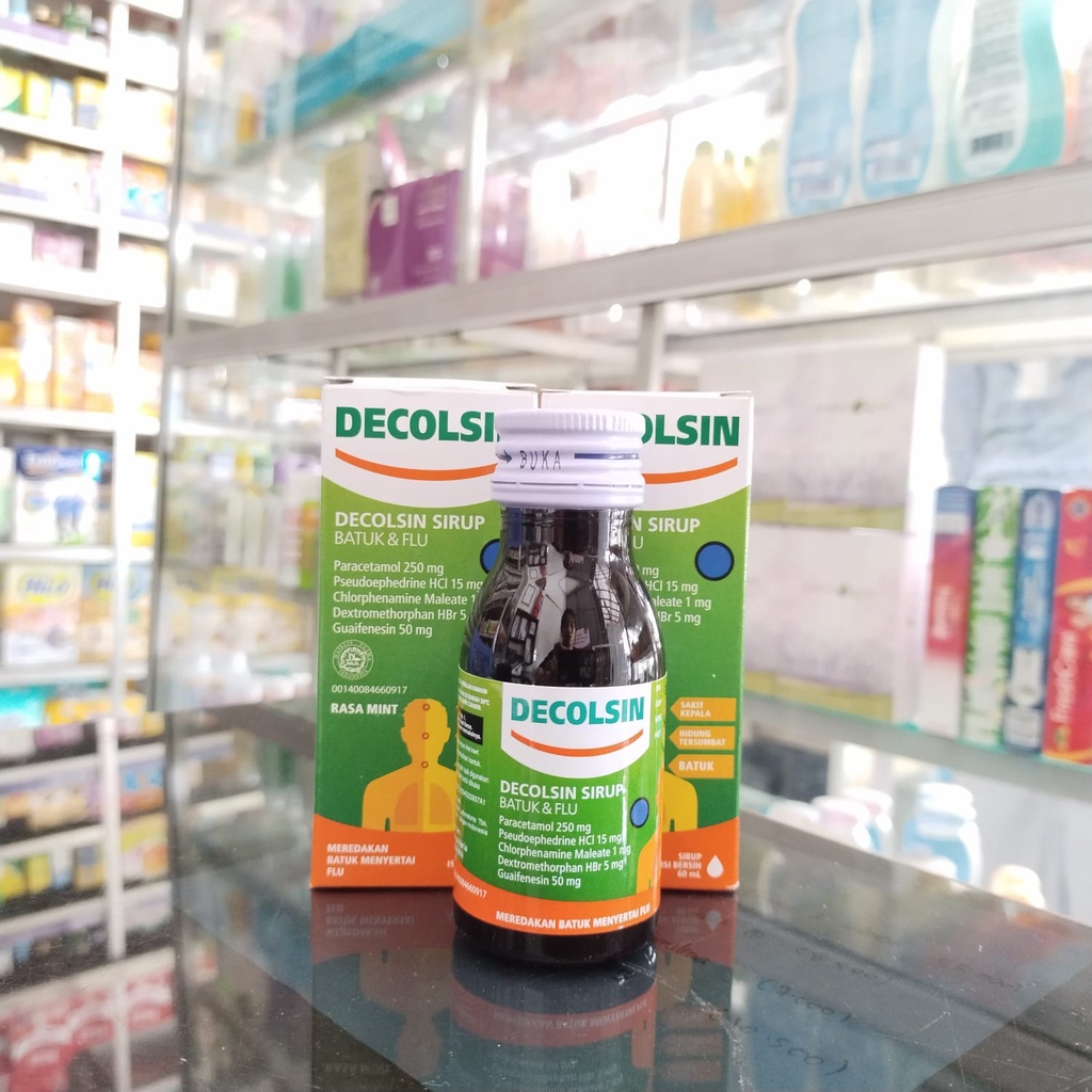 DECOLSIN SIRUP 60 ML dekolsin obat batuk flu