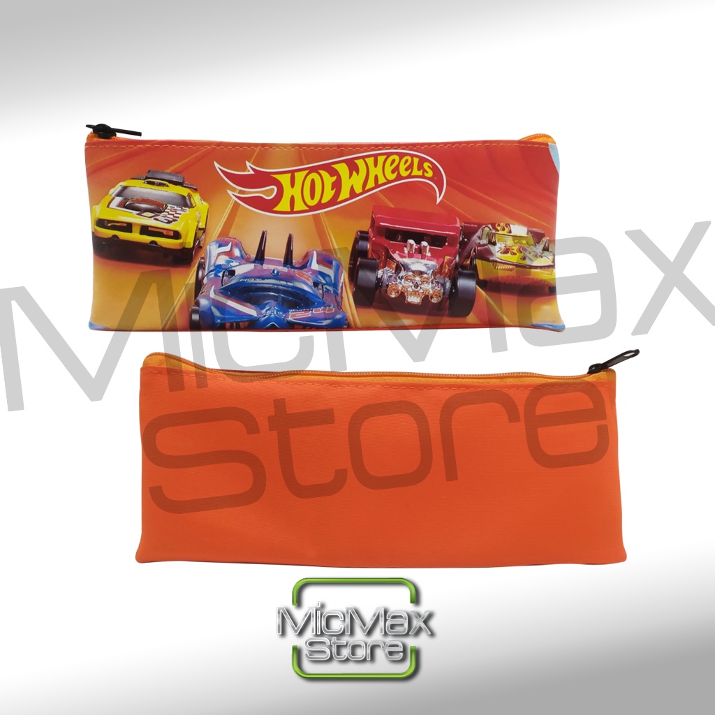 

Hot Wheels HotWheels Tempat Pensil Pencil Case Zip Zipper Sleting
