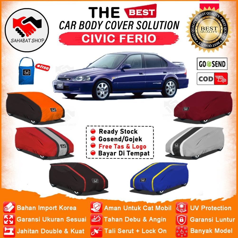 Cover Mobil Sedan Civic Ferio / Sarung Mobil Honda Ferio / Tutup Jas Pelindung Selimut Outdoor