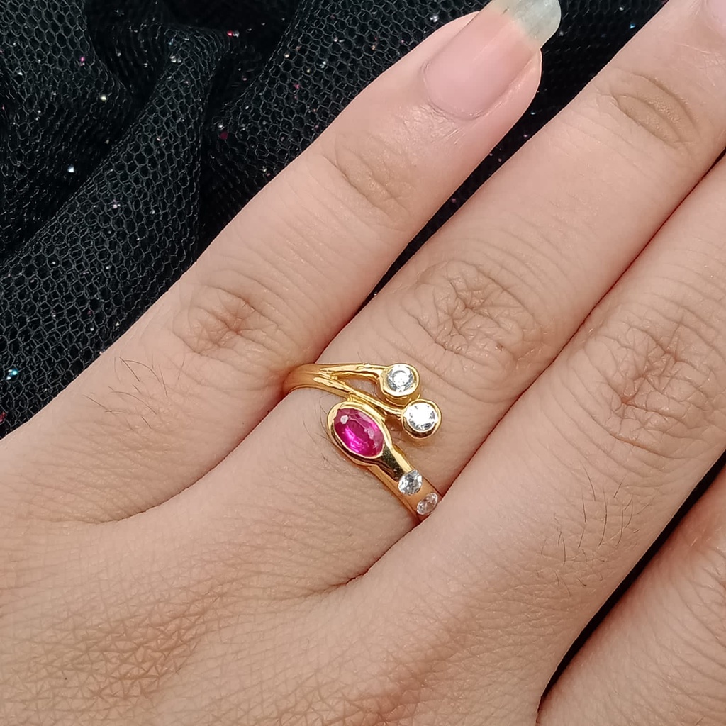 Cincin Emas 17K - 3.1 Gr Kadar 750 - 4340