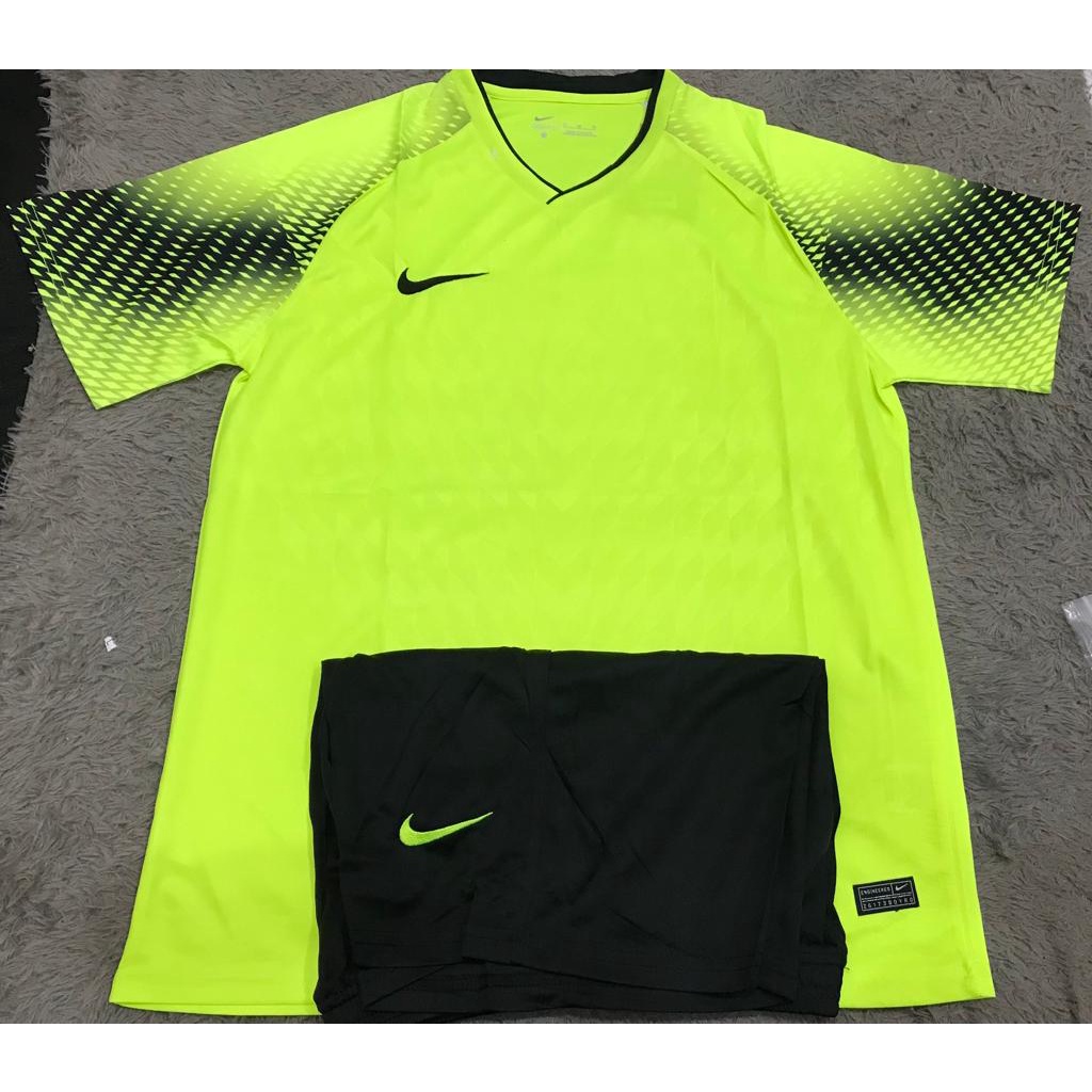 SETELAN BAJU FUTSAL SEPAK BOLA STABILO MOTIF HITAM GARDE ORI IMPORT