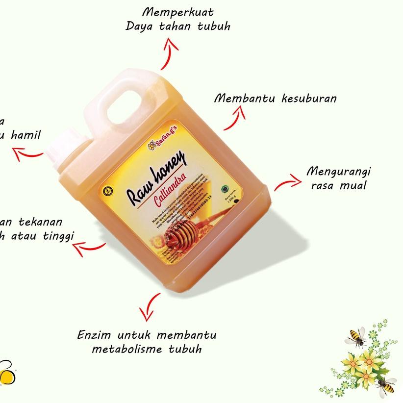 

♗ Asli Murni Kaliandra Raw honey 1.5kg nektar bunga Uji Lab ♬