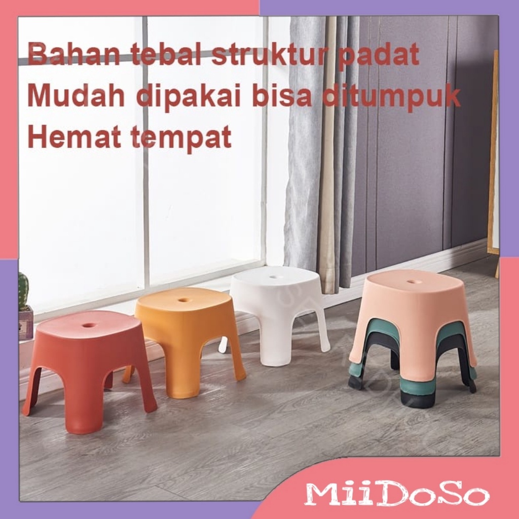 bangku jongkok plastik/kursi jongkok /dingklik warna pastel/kursi multifungsi papan jongkok bangku kursi pendek