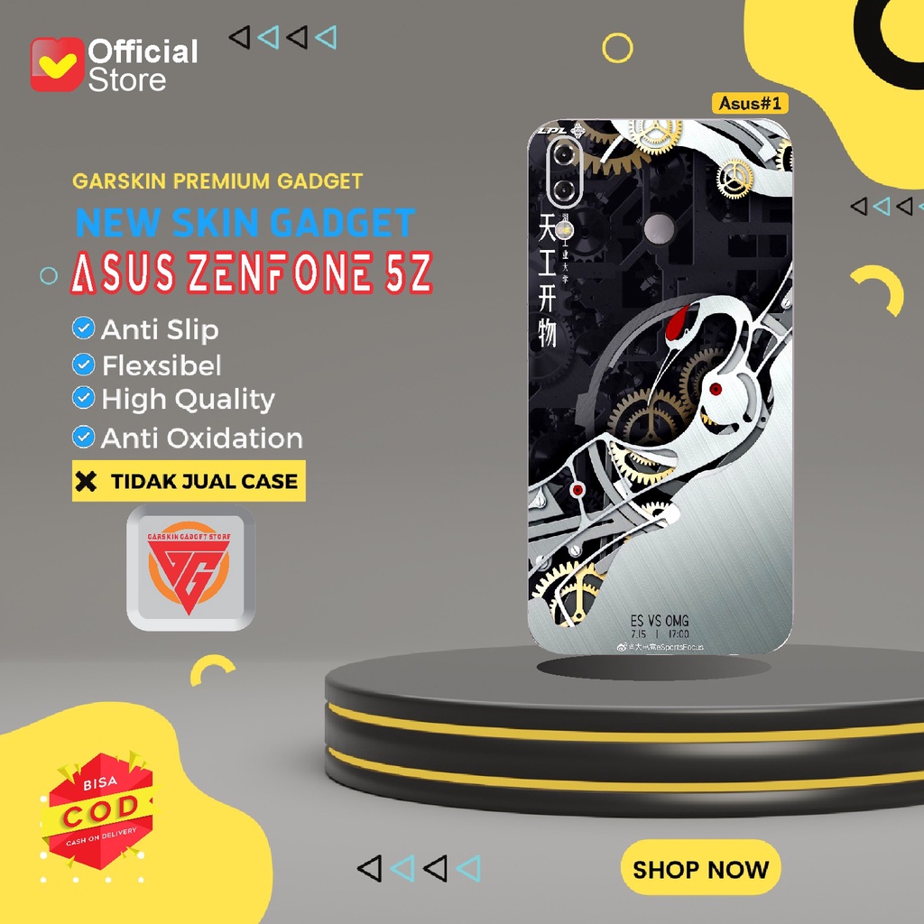 Garskin Asus Zenfone 5Z Skin Premium Motif Asus