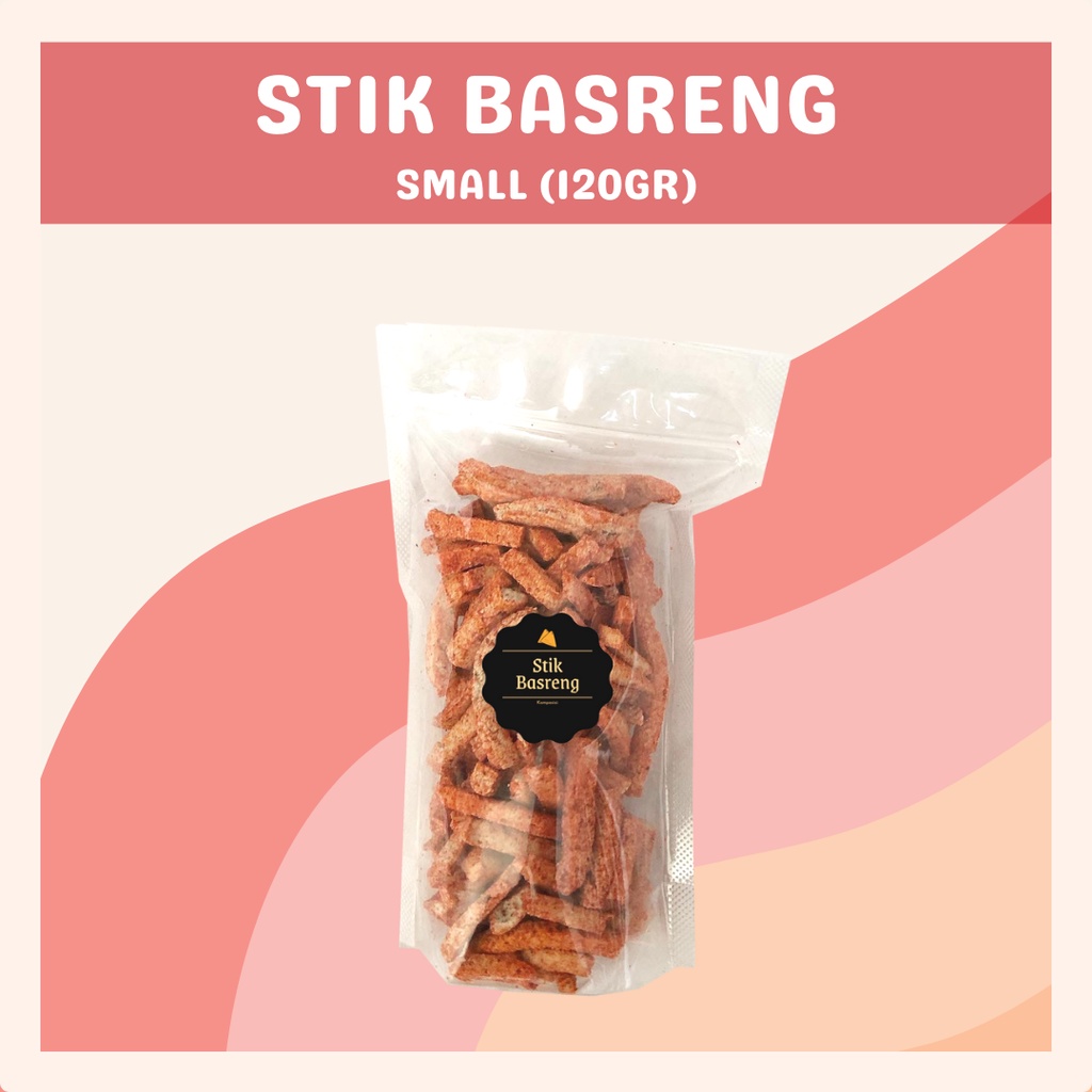 [DELISH SNACKS] Stik Basreng Pedas (S) 120gr / Snack Cemilan / Camilan Pedas Asin