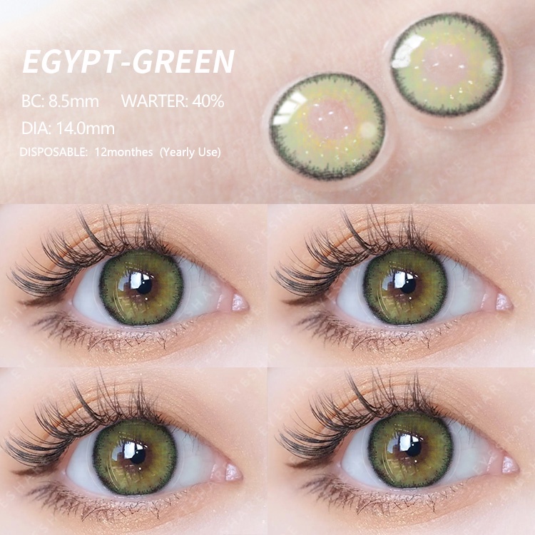 【COD】Menyinarimu EGYPT Gray Softlens Lensa Mata Softlen 14.0mm Gray Contact lens Warna Lensa Kontak Soflen