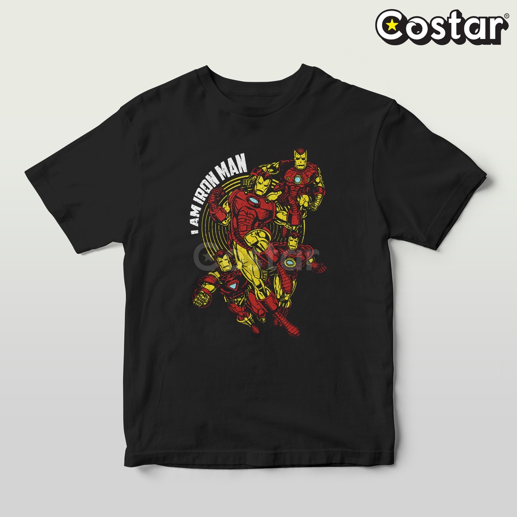 Kaos Costarstore - I'am Iron Man Vintage Comic - Iron Man