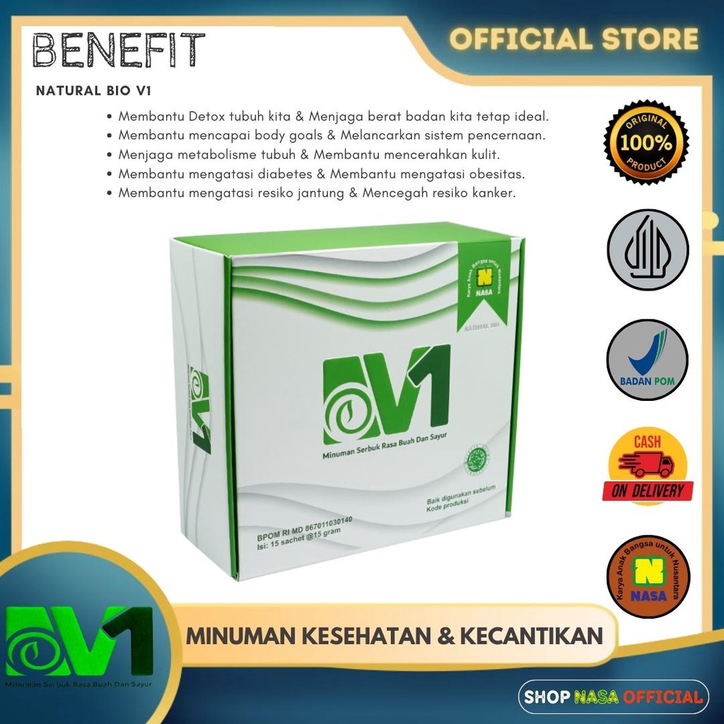 

MINUMAN KESEHATAN & KECANTIKAN NATURAL BIO V1