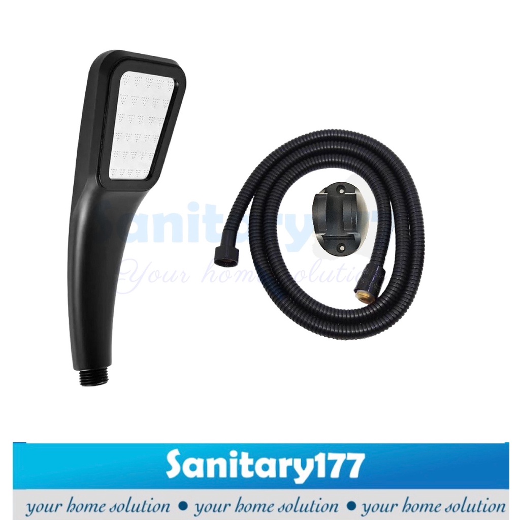 Super Shower set HITAM Minimalis Hemat Air 9954B-Hand shower pressure turbo Semprotan black halus irit air tekanan turbo /Z6A