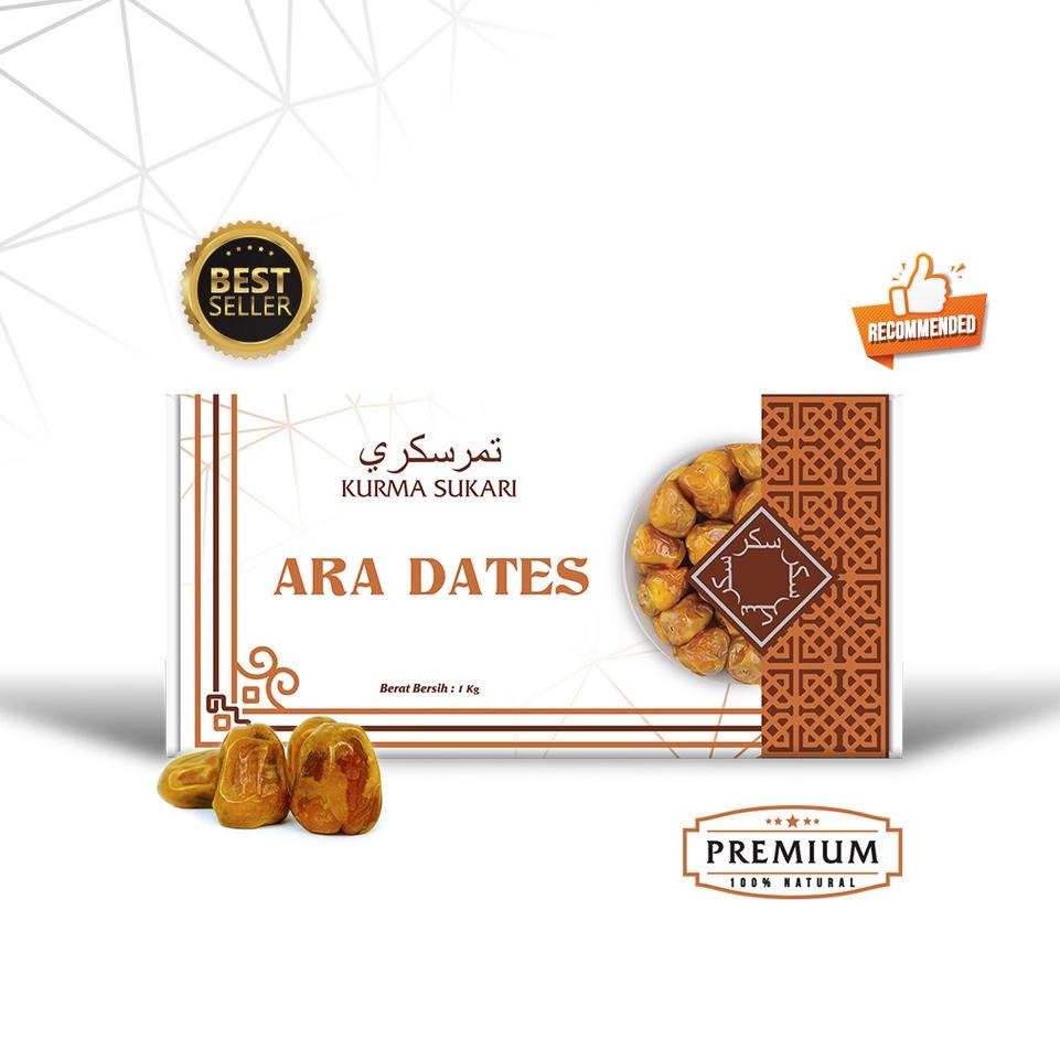 

♖ Kurma Sukari 1 kg PREMIUM KEMTAN ARA DATES ➧