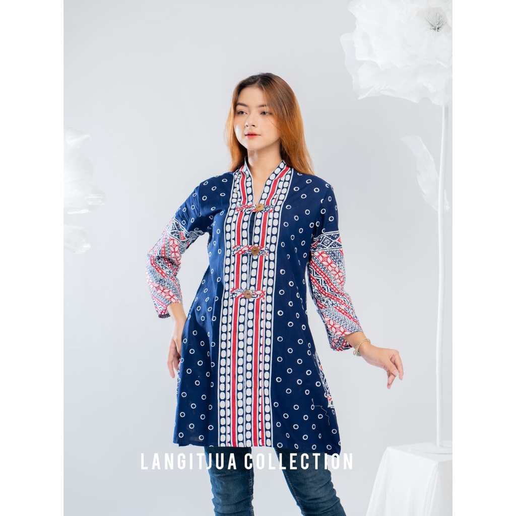 TUNIK INTEN PERMATA  | DRESS BATIK BUSUI FRIENDLY