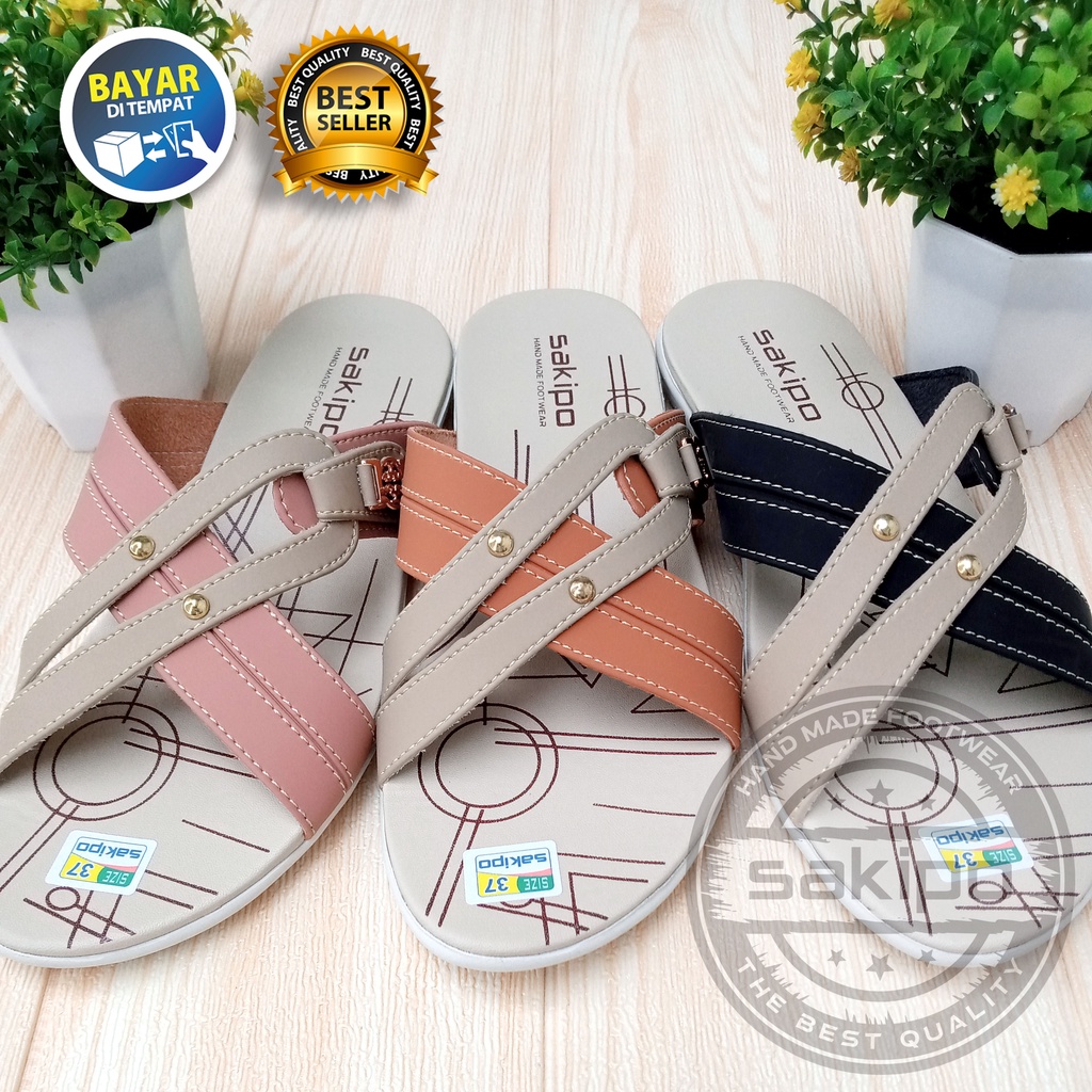 PROMO RAMADHAN SALE !! SANDAL WANITA SLOP SILANG TREPES TANPA HAK TERBARU / SANDAL  SLOP SILANG WANITA DEWASA RINGAN TRENDI / SENDAL SILANG TRENDI KEKINIAN / SENDAL TREPES WANITA TERBARU MURAH / SAKIPO