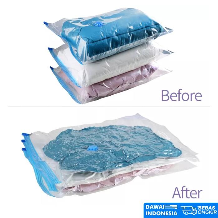 Mesin Alat Pompa Plastik Vakum Baju Otomatis Colokan Listrik Portabel