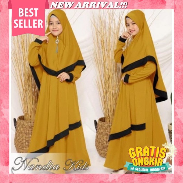 Model Terbaru Cutetrik Gamis Anak Perempuan Model Outer Brukat Brokat Tutu Buat Pesta Lebaran Kekini