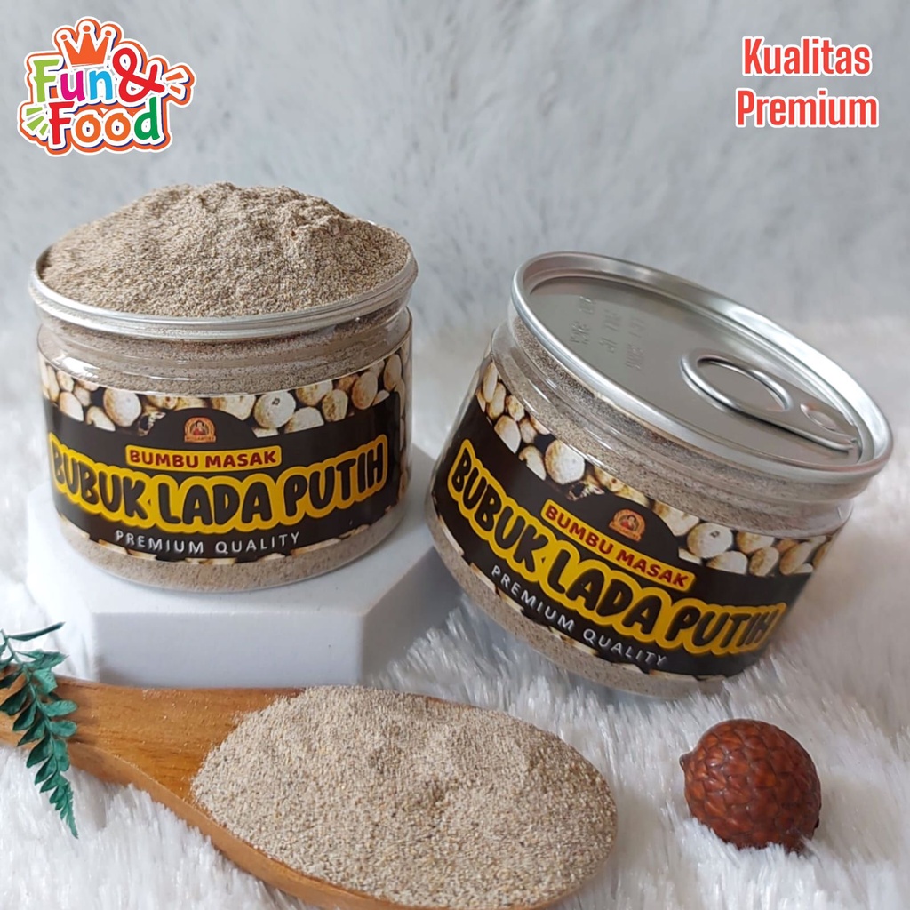 

Can Rempah Lada Putih Bubuk Merica Bubuk Pure Ground White Pepper Kualitas Premium