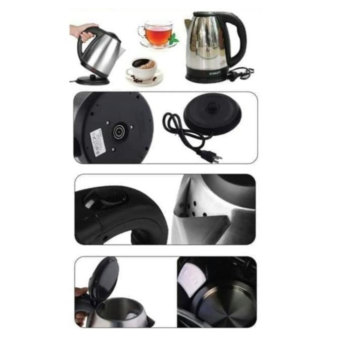 Teko Listrik 2L- Electric Kettle Pemanas Air / Mie / Teh / Kopi Hotel