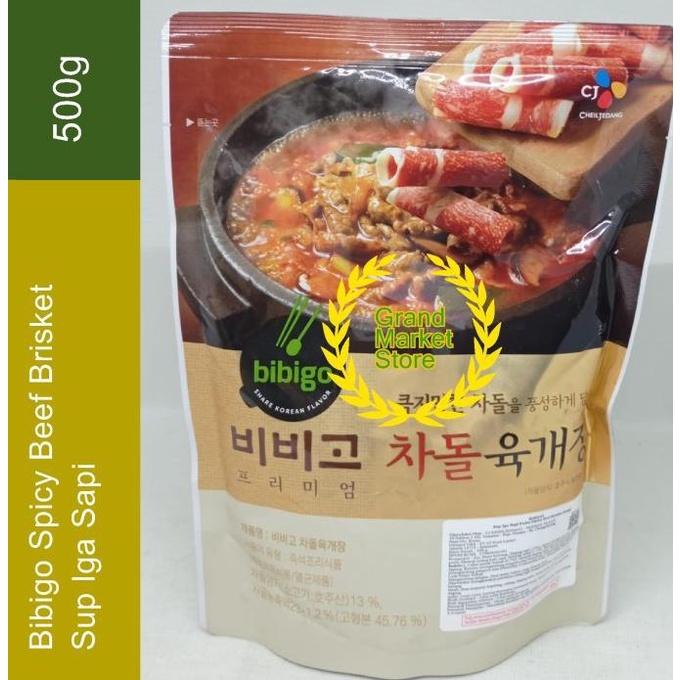 

Bibigo Spicy Beef Brisket 500g Sup Iga Sapi Pedas CJ Bibigo Yukgaejang hen