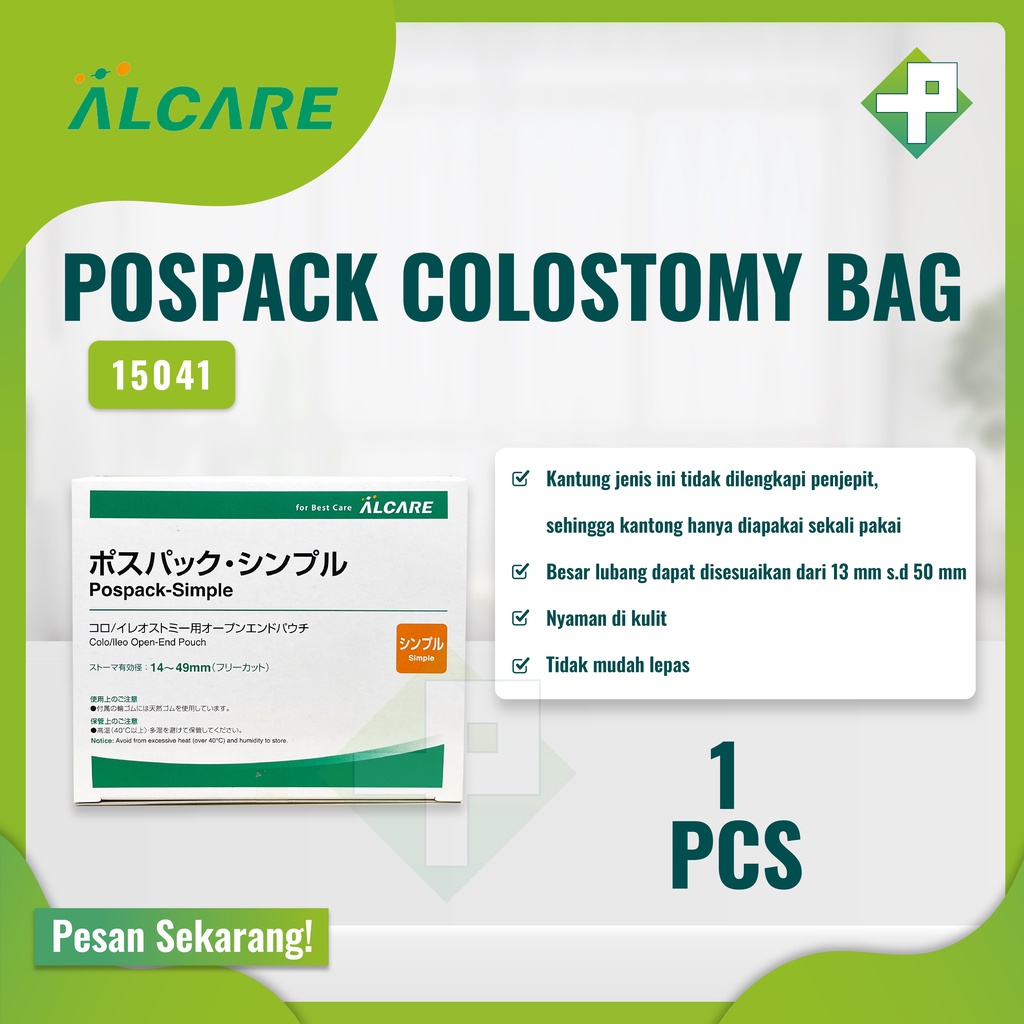 Colostomy Bag / Postpack Simple Alcare 15041 / Bayi Pcs