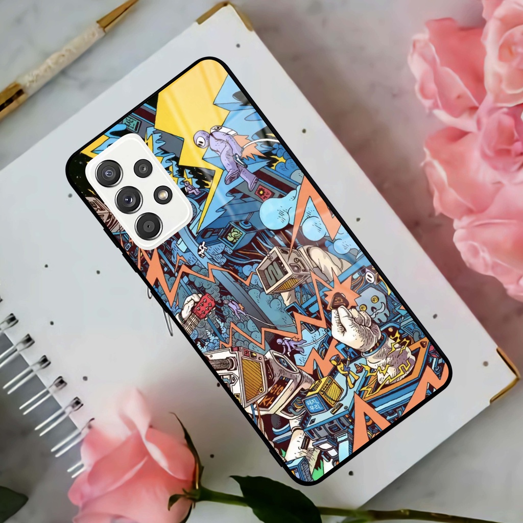 (MT10) Case | Hardcase Kilau Samsung A52 4G | A52 5G | A52S | Casing Hp Samsung | Pelindung Smartpho