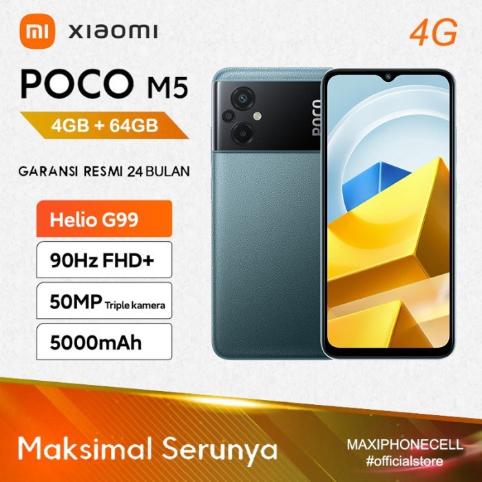Xiaomi Poco M5 4/128 Ram 4GB Internal 128GB Garansi Resmi