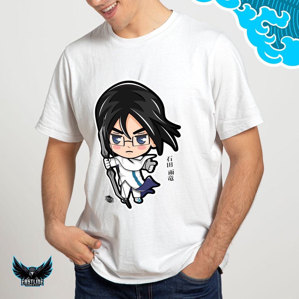 T Shirt Atasan Premium Lengan Pendek Unisex Chibi