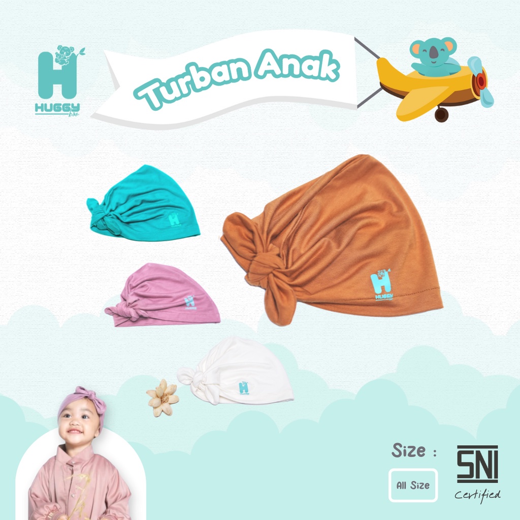 Huggy boo Turban Pita anak Perempuan