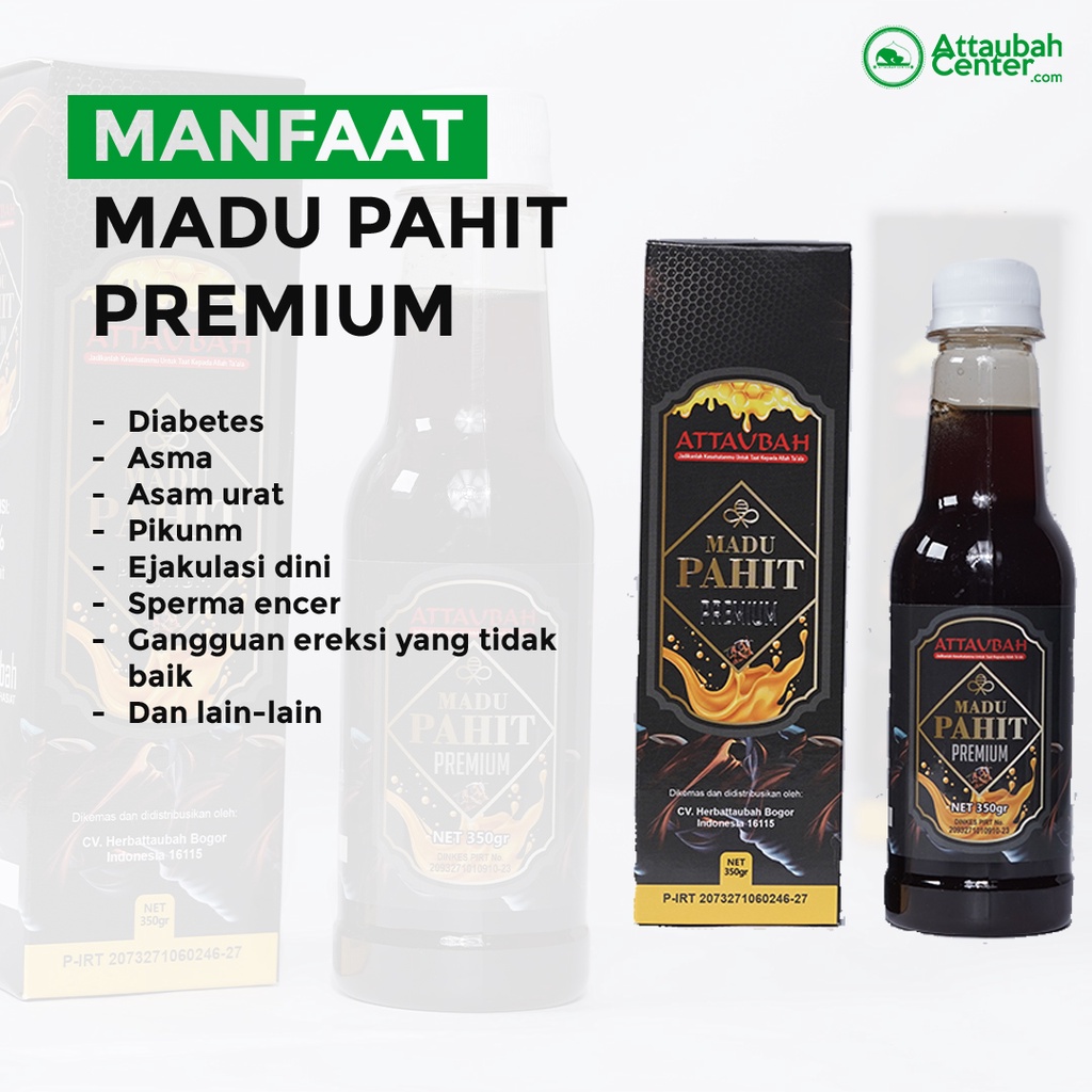 

Attaubah Madu murni pilihan Madu Pahit Premium 350gr