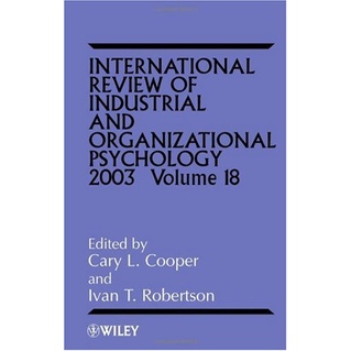 International Review of Industrial and Organizational Psychology