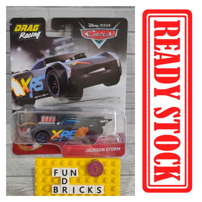 MATTEL CARS DRAG RACING JACKSON STORM TERBARU