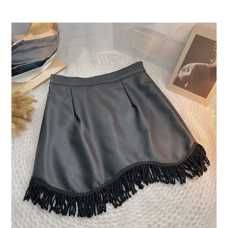 Leather Skort / Rok Celana Kulit  | Autumnleaves