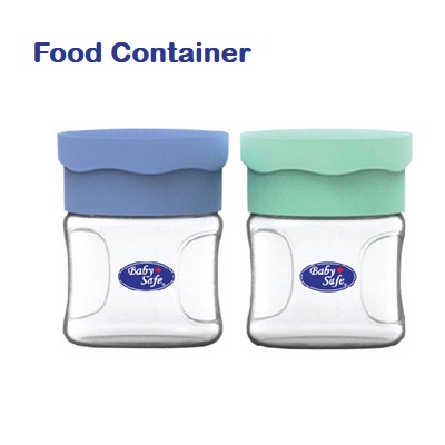 Tempat mpasi Babysafe Food container isi 2 WC2