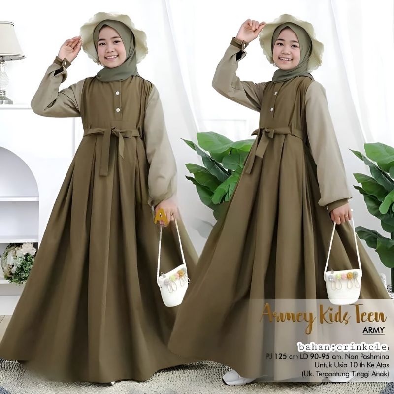ARMEY KIDS TEEN GAMIS ANAK PEREMPUAN GAMIS ANAK TERBARU 2023 MODEL TERBARU GAMIS ANAK PEREMPUAN TERB