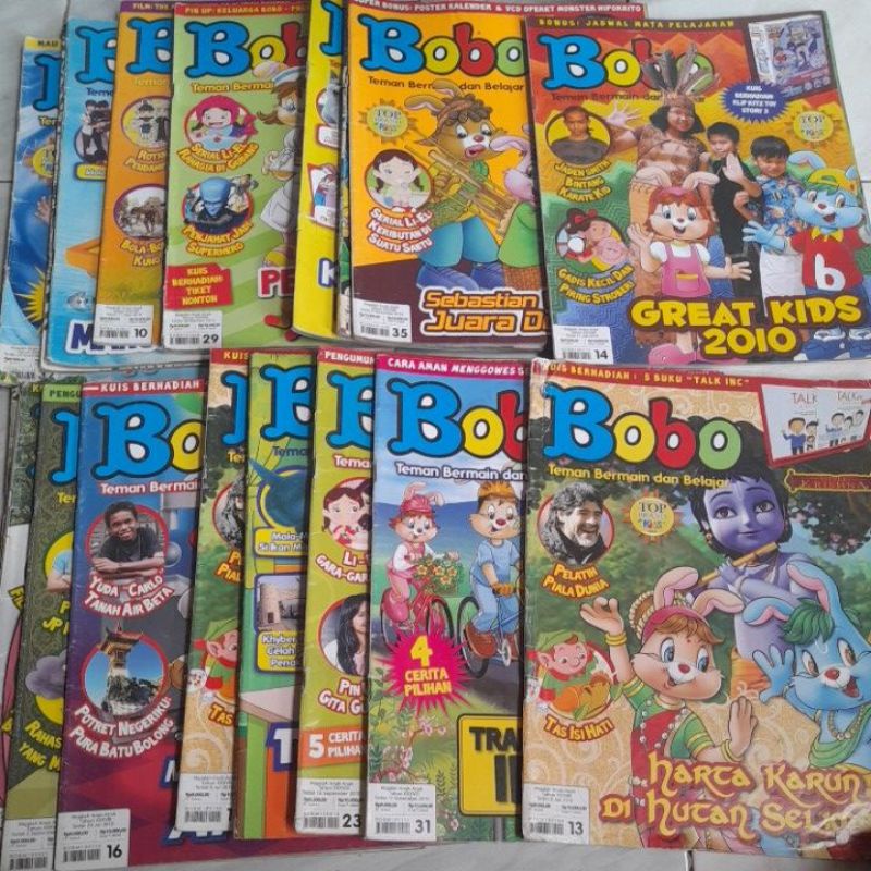 MAJALAH BOBO BEKAS TAHUN 2010
