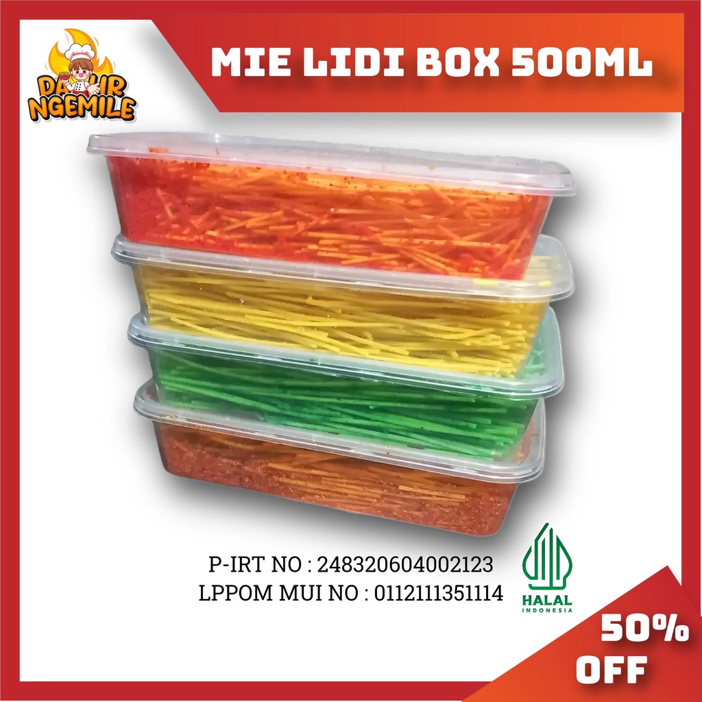 

Mie lidi - Mie lidi box 500ML