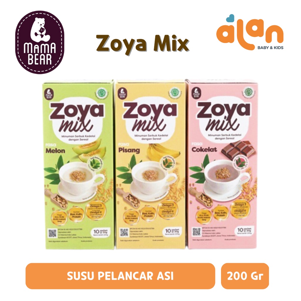 Mama Bear Zoya Mix ASI Booster 200gr / Minuman Pelancar ASI
