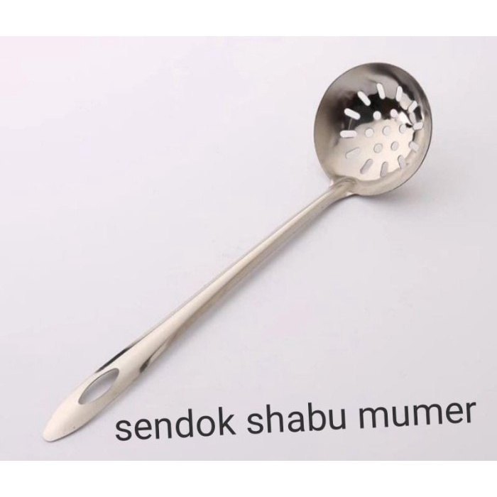 [Peralatan Makan] Perabotrumaku Sendok Centong Kuah Shabu Sabu Sayur Stainless 304 Anti [Sale]