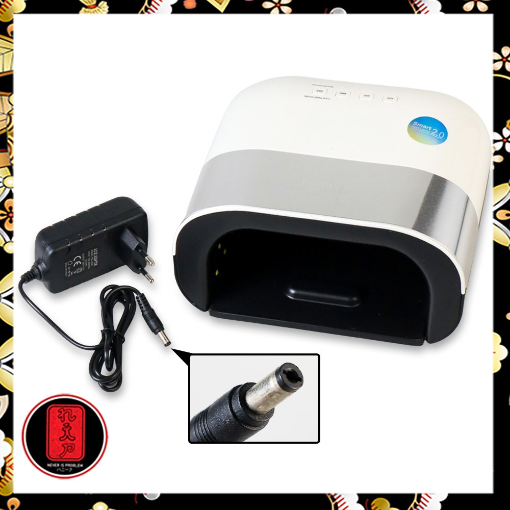 Biutte.co Pengering Kutek Kuku Smart Nail Lamp LED Light Gel Manicure - Sun3 - White