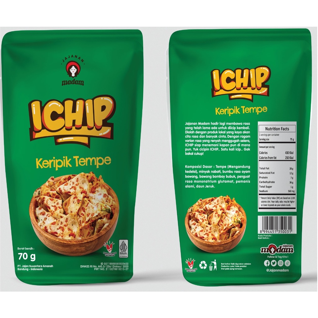 

ICHIP Keripik Tempe