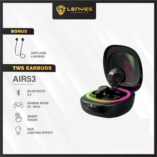 Headset Wireless Lenyes TWS Earbuds Bluetooth  Lenyes Air 52  Lenyes Air 53 RGB Lenyes Air 8+ Lenyes Airbass Pro [Original]