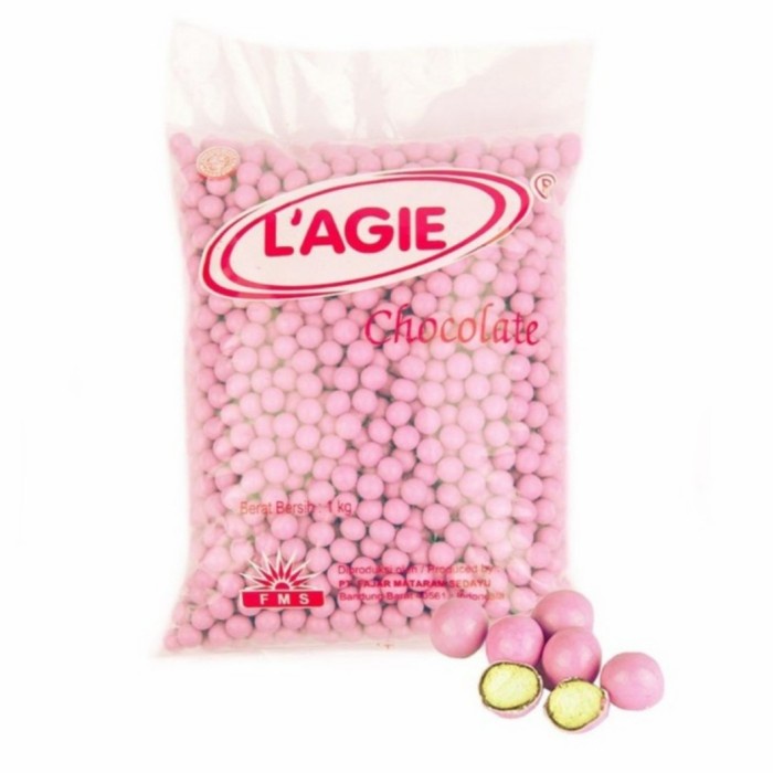 

Chocolate/Coklat Lagie Mini Pink 1Kg