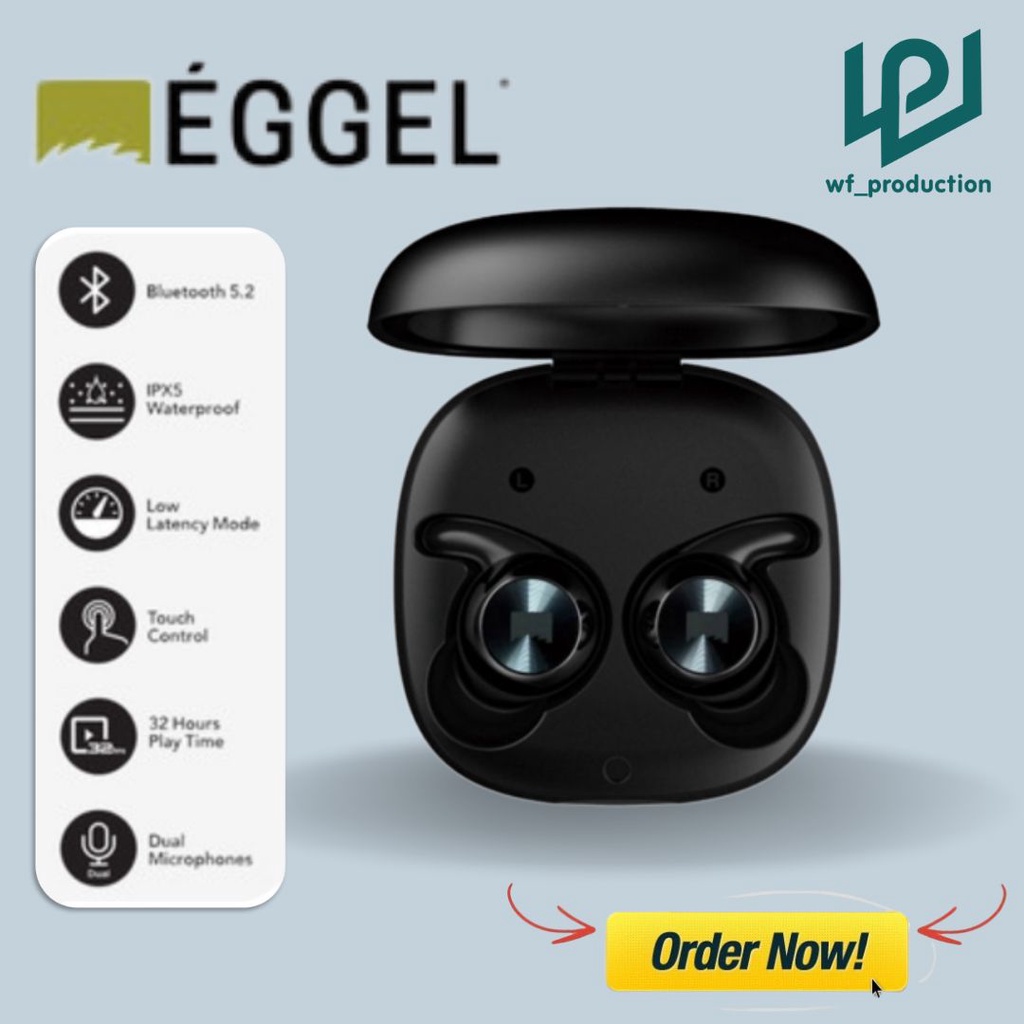 Eggel Energy Buds Pro AptX TWS Bluetooth Earphone with Gaming Mode