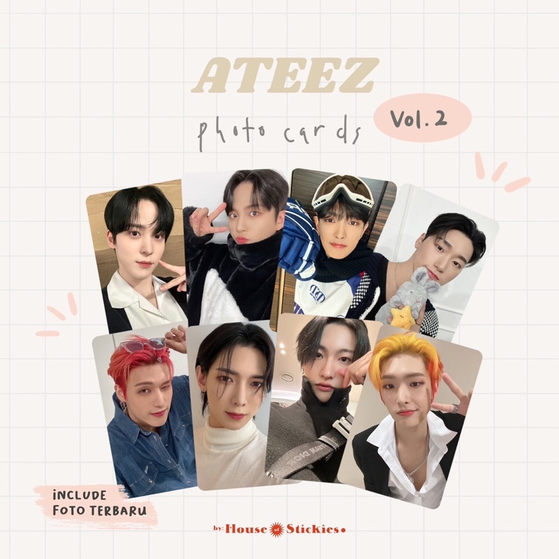 ATEEZ Unofficial Photocard (Boyfie Selca Vol 2)