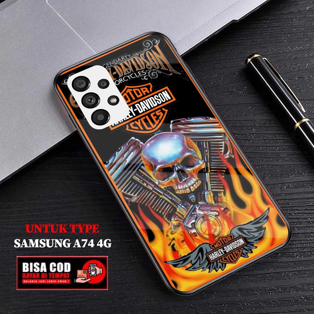 Case Samsung A74 4G - AGM CASE - Fashion Case hp Samsung A74 4G - Casing hp Samsung A74 4G - Silikon