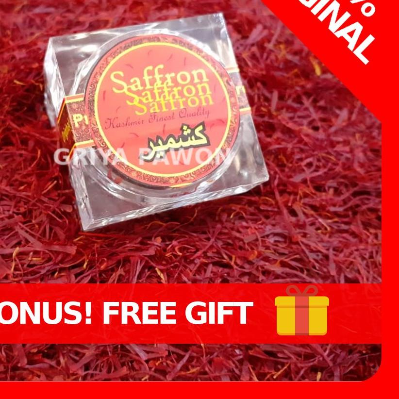 

♖ Saffron Kashmir Original | Safron Kashmir Premium 1gr 0,5gr 0,25gr PROMO COD GRATIS ONGKIR ♪