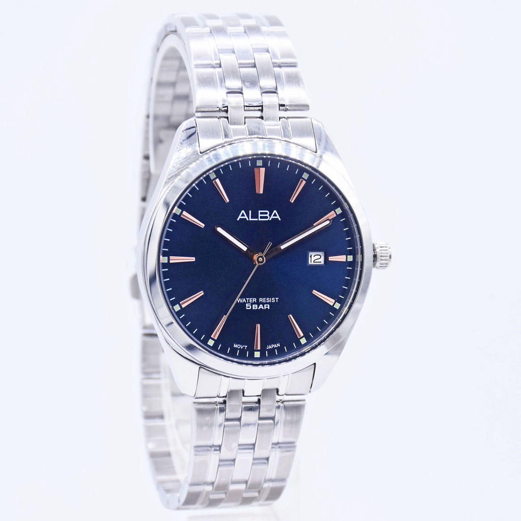 Jam Tangan Pria Alba AS9Q95X1 dan Wanita Alba AH7BN1X1 Original