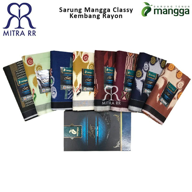 Sarung Tenun Mangga Premium Classy Kembang Sutra
